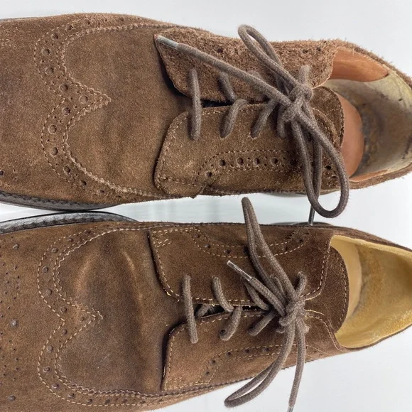 J. Crew | Shoes | J Crew Brown Suede Oxford Shoes Size 9  display picture 1